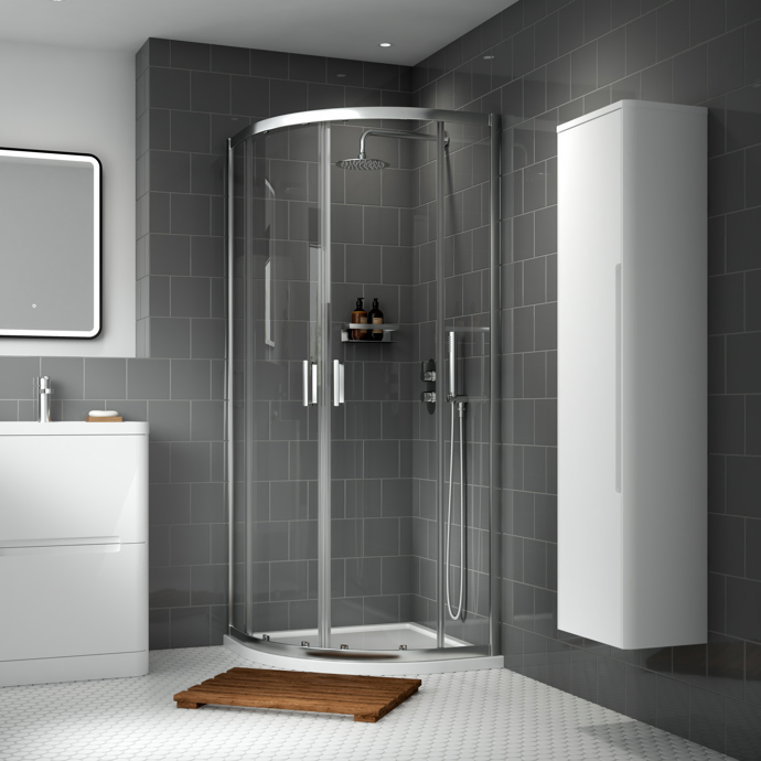 Stylish Shower Enclosure with High-Quality Tempered Glass Door