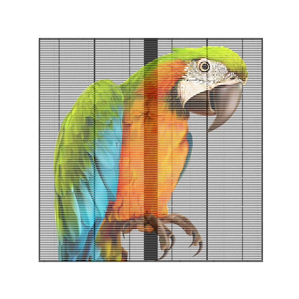 Прозрачный LED-дисплей для стеклянных стен