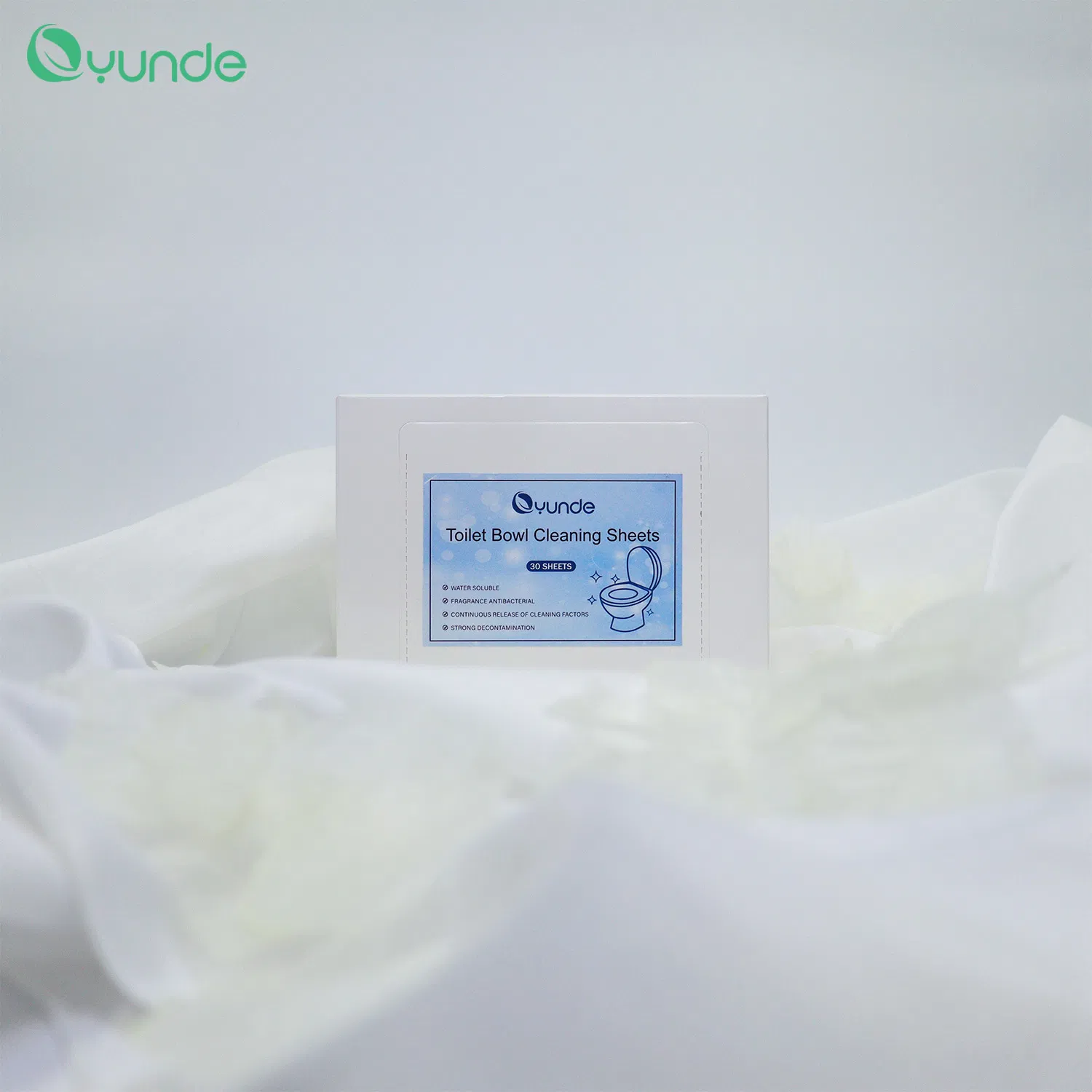 Dissolvable Toilet Bowl Cleaning Sheets Non-Toxic Toilet Cleaner Sheets