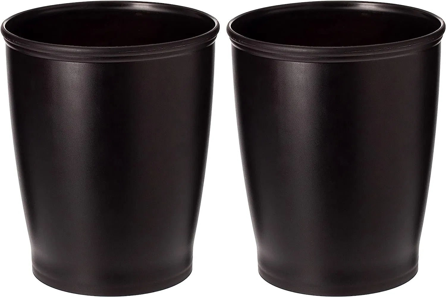 Мусорное ведро с педалью, пластиковое, круглое, бронза