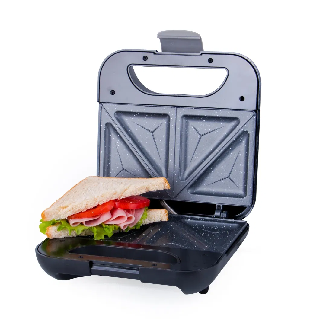 Non Stick Coating Panini Press Sandwich Maker 4 in 1 Waffle Maker Stainless Steel Electric Breakfast Machine