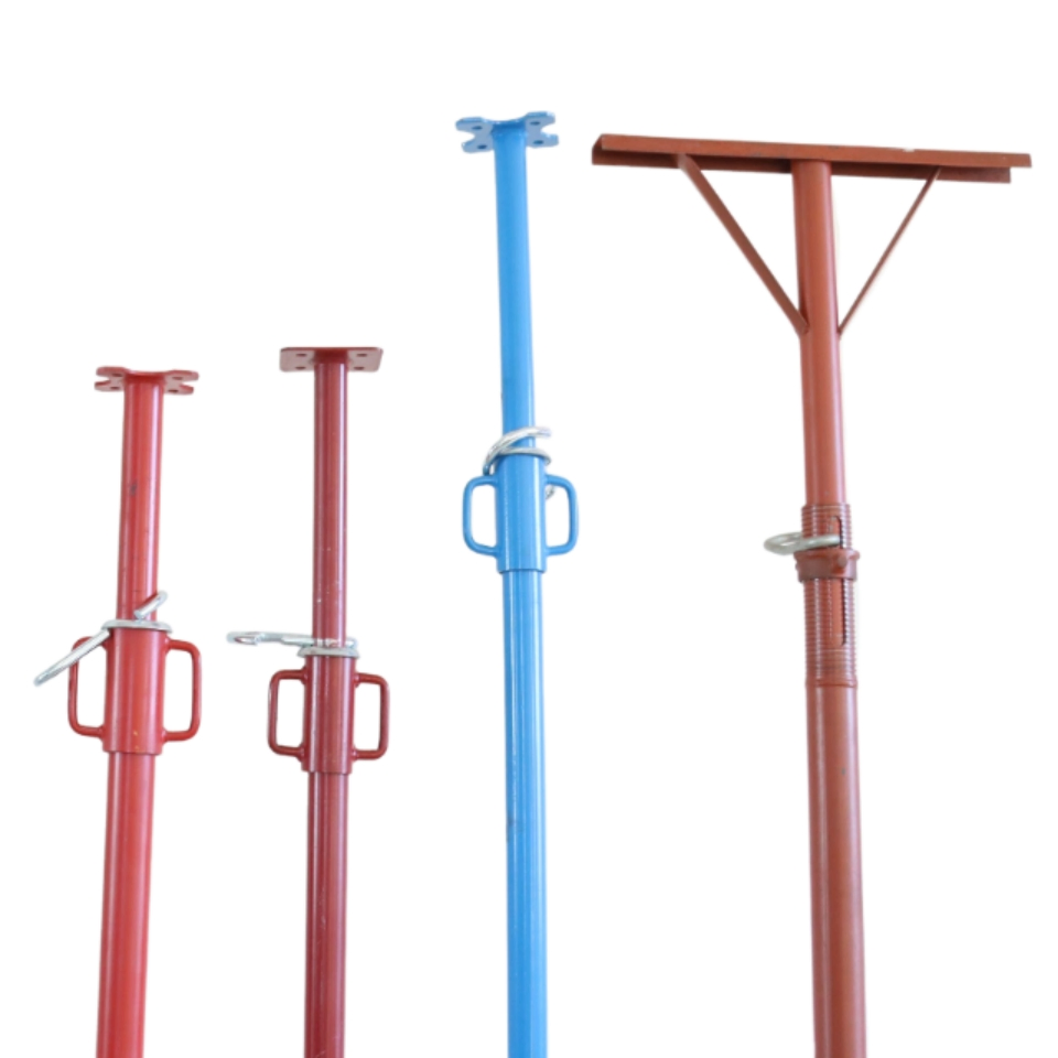 Height Adjustable Durable Powder Coated Shoring Steel Prop for Highrise Building