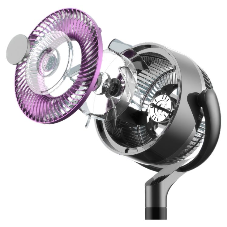 High-Performance Electric Fan with Adjustable Height for Home Comfort