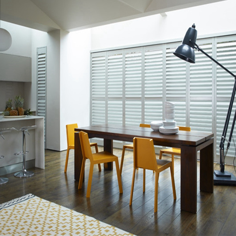 Elegant Vertical PVC Window Shutters for Contemporary Homes