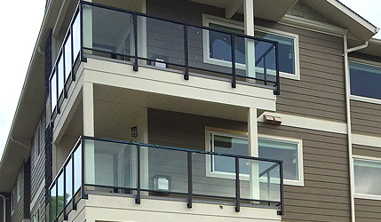 Aluminum Handrail Stainless Steel Railings Balcony Glass Balustrades Stair Handrails Stair