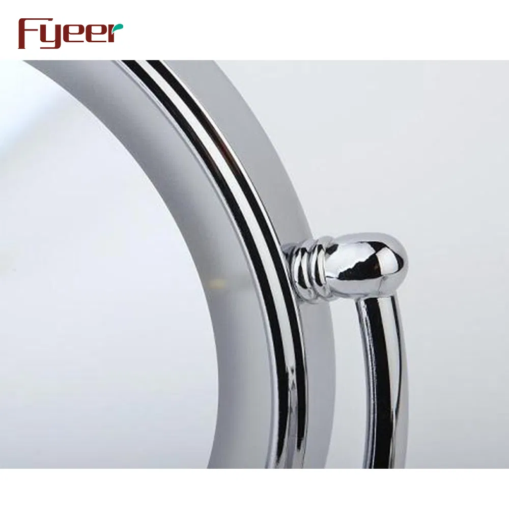 Fyeer Factory Price Ultra Thin Wall Mounted Foldable LED Bathroom Makeup Mirror