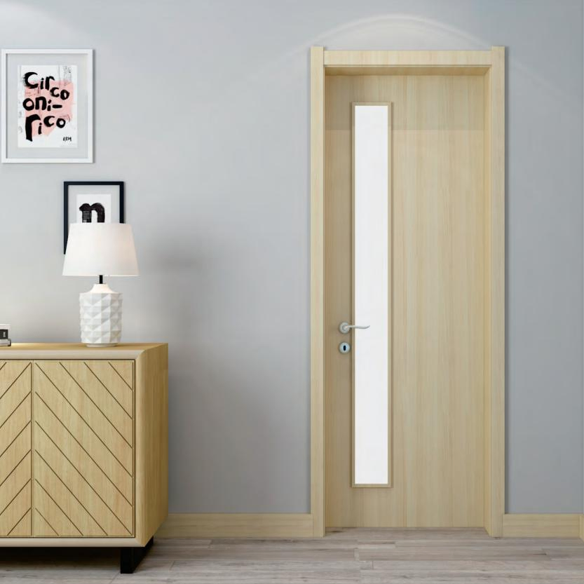 Kojo Top Selling Luxury Design Full Completed Panel WPC Door for Saudi Arabia