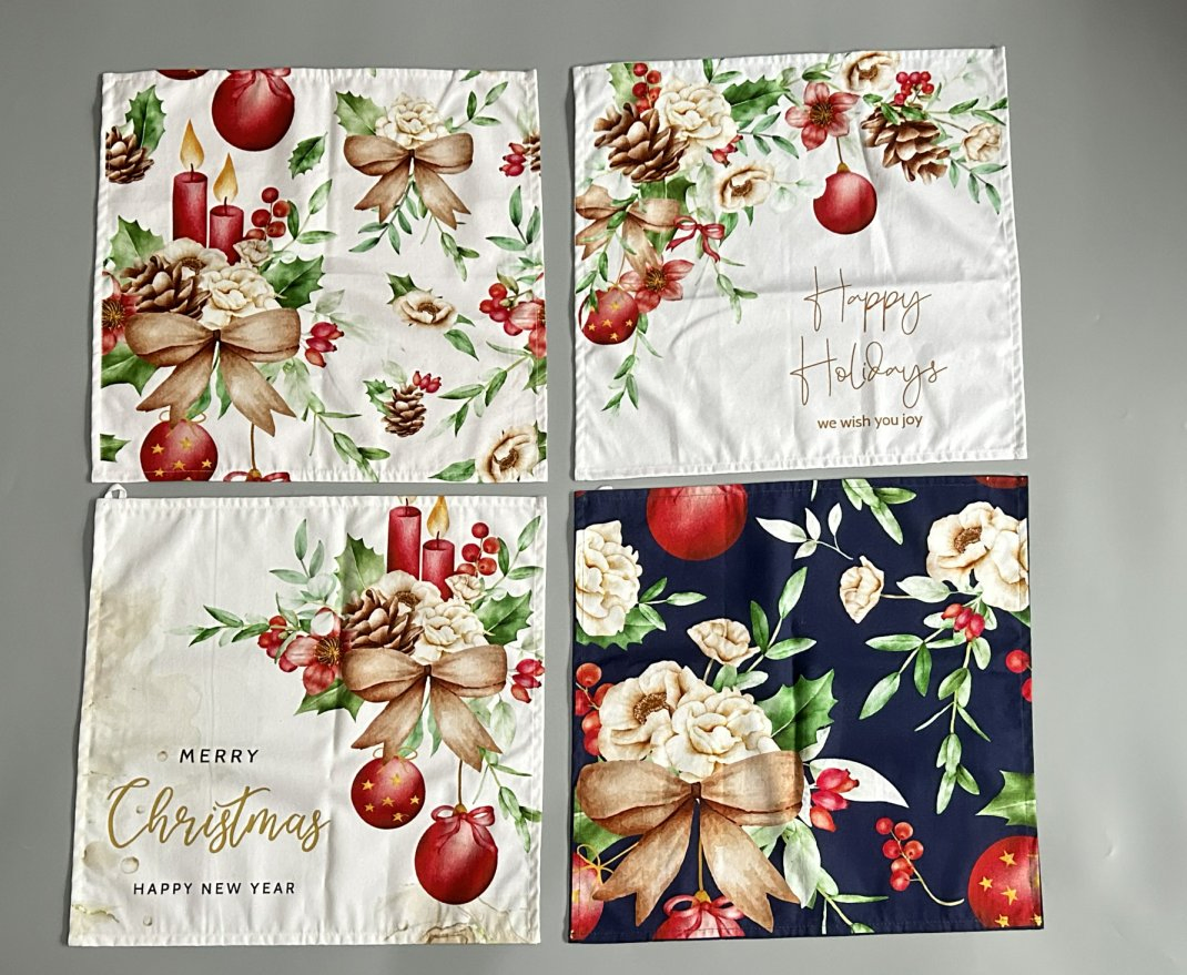 Custom Printed Christmas Napkins