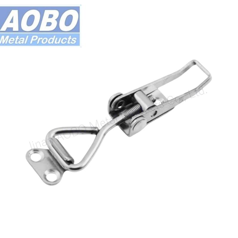 Aobo Durable Stainless Steel Various Sizes Stamping Hardware Adjustable Toggle Spring Latch Draw Latch