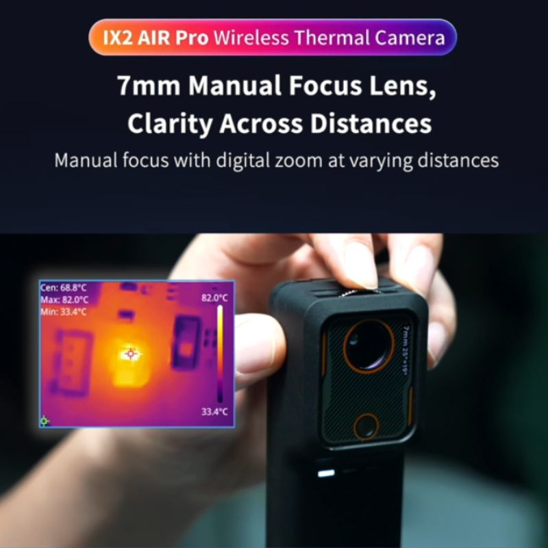 Wireless Handheld Portable Thermal Imaging Camera Tool with 256&amp; Times; 192 Thermal Resolution and Real-Time 512&amp; Times; 318 Ai Super-Resolution