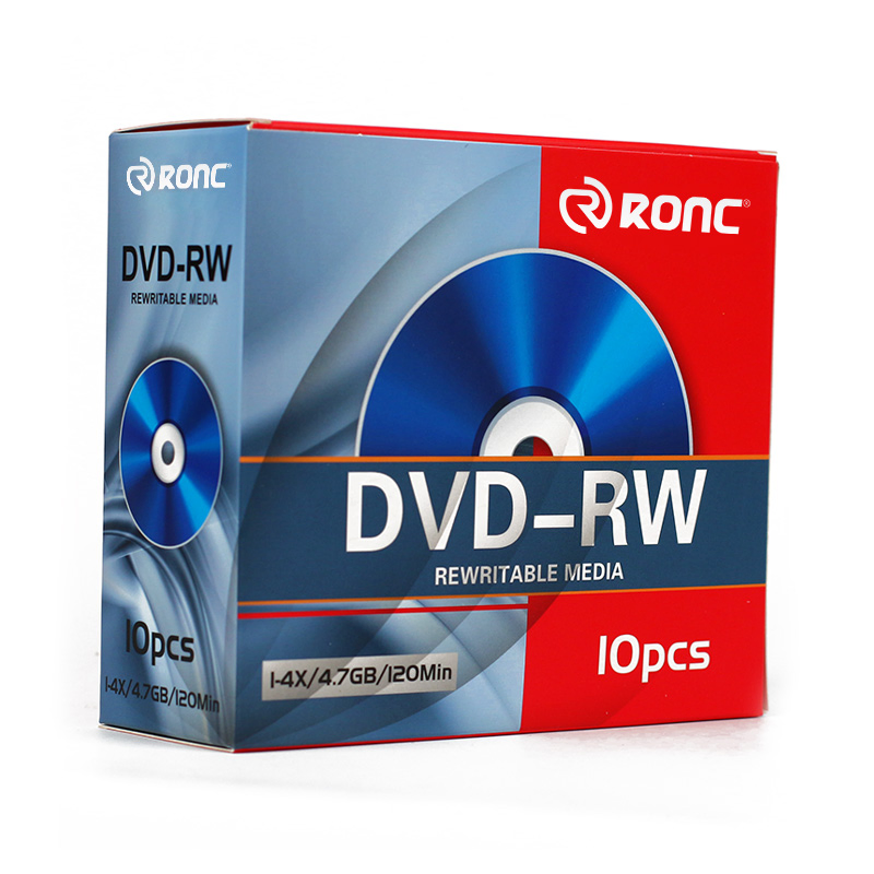 DVD-RW диск 4.7 ГБ перезаписываемый с боксом