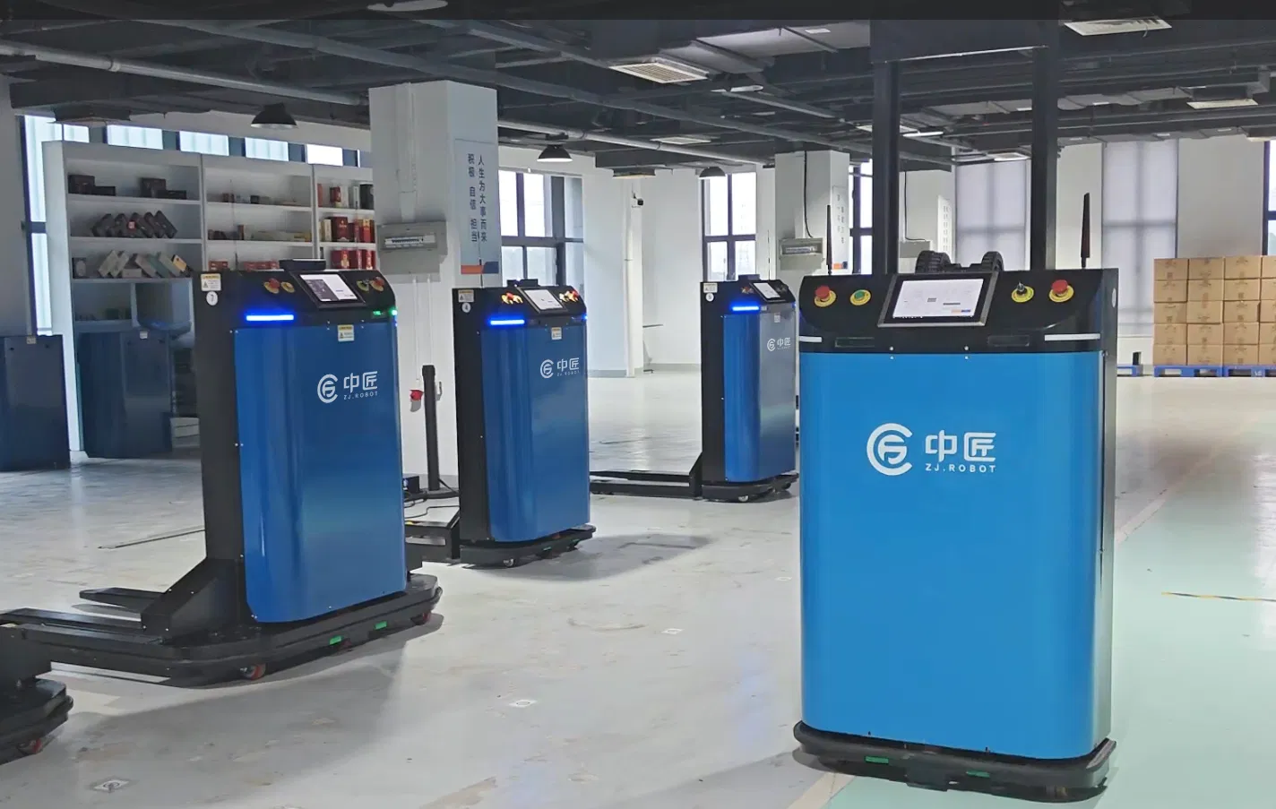 Agv Intelligent Automation Forklift Pallet Handling Stacker Unmanned Driving