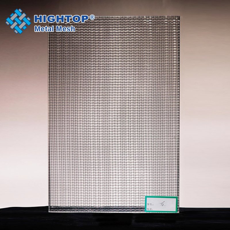 Architectural Decorative Mesh Mesh Laminated Glass for Subway Stations