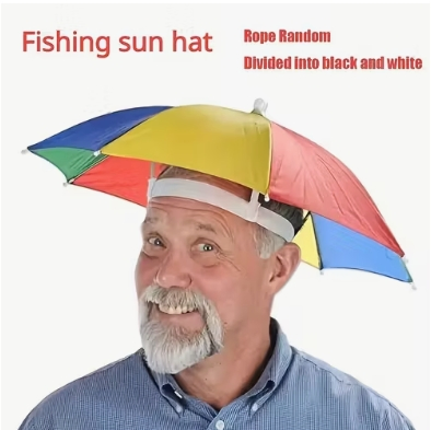Foldable Fishing Hat Umbrella - Essential Outdoor Sunshade Accessory