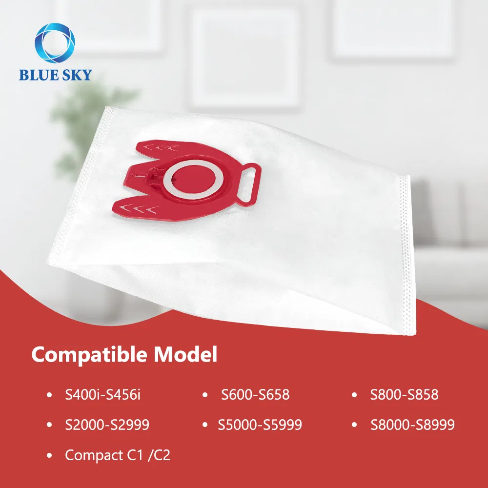 Airclean 3D Dust Bag for Miele Fjm S5000-S5999 S8000-S8999 Compact C1 C2 Series