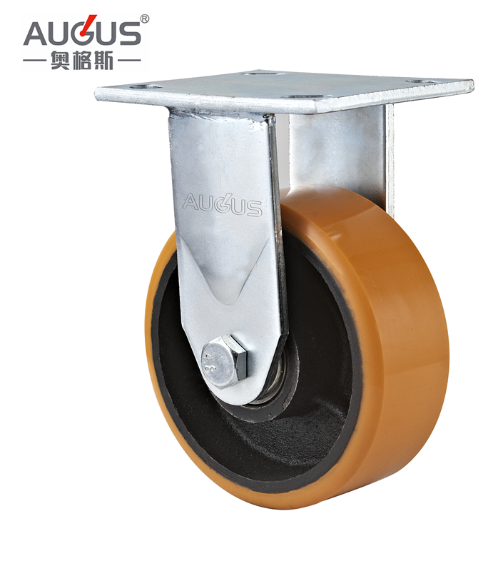 4 5 6 8 Inch Heavy Duty Caster Wheel PU Industrial Caster