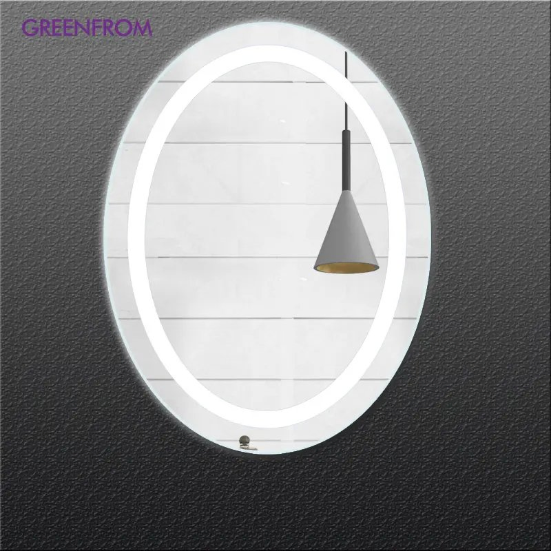 Touch Control Hotel Modern Smart Mirror with Light Vanity Mirror for Bathroom