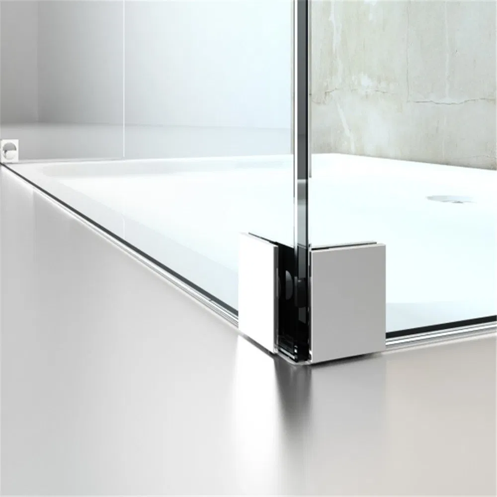 High Quality Simple Shower Enclosure with Stainless Steel Hinge and Towel Bar