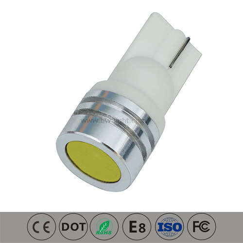 Светодиодная лампа T10 для авто, 12В, 1W