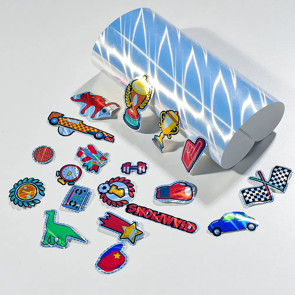 China Wholesale Printable Holographic Adhesive Sticker Label Inkjet Vinyl Sticker Label for Laser & Inkjet Printer