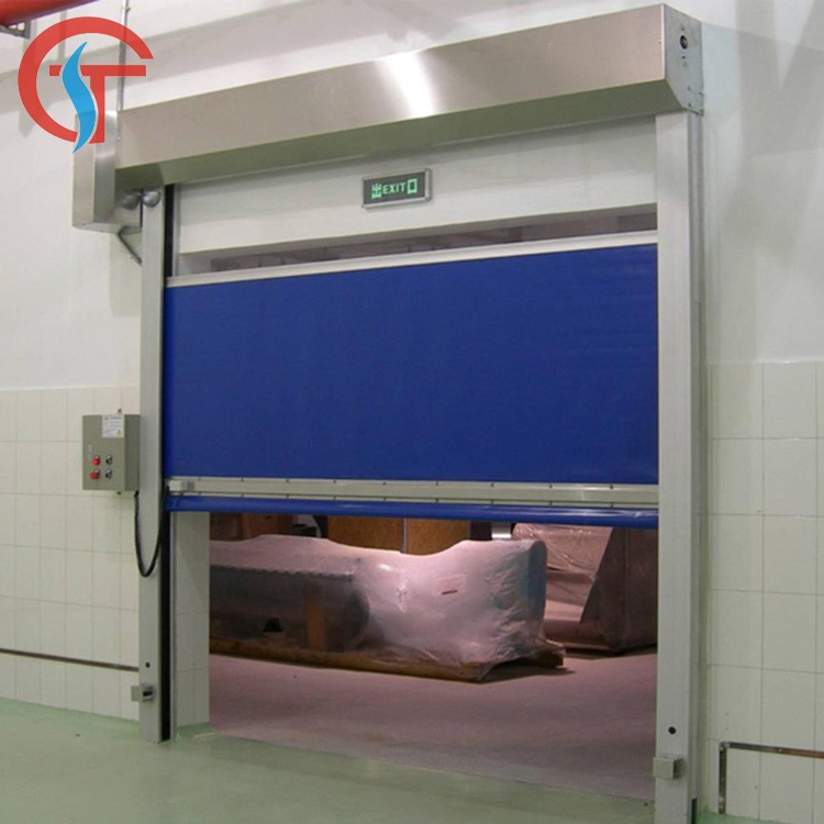 Auto Industrial PVC High Speed Sheet Shutter Door/Fast Roller Shutter Door (ST-001)