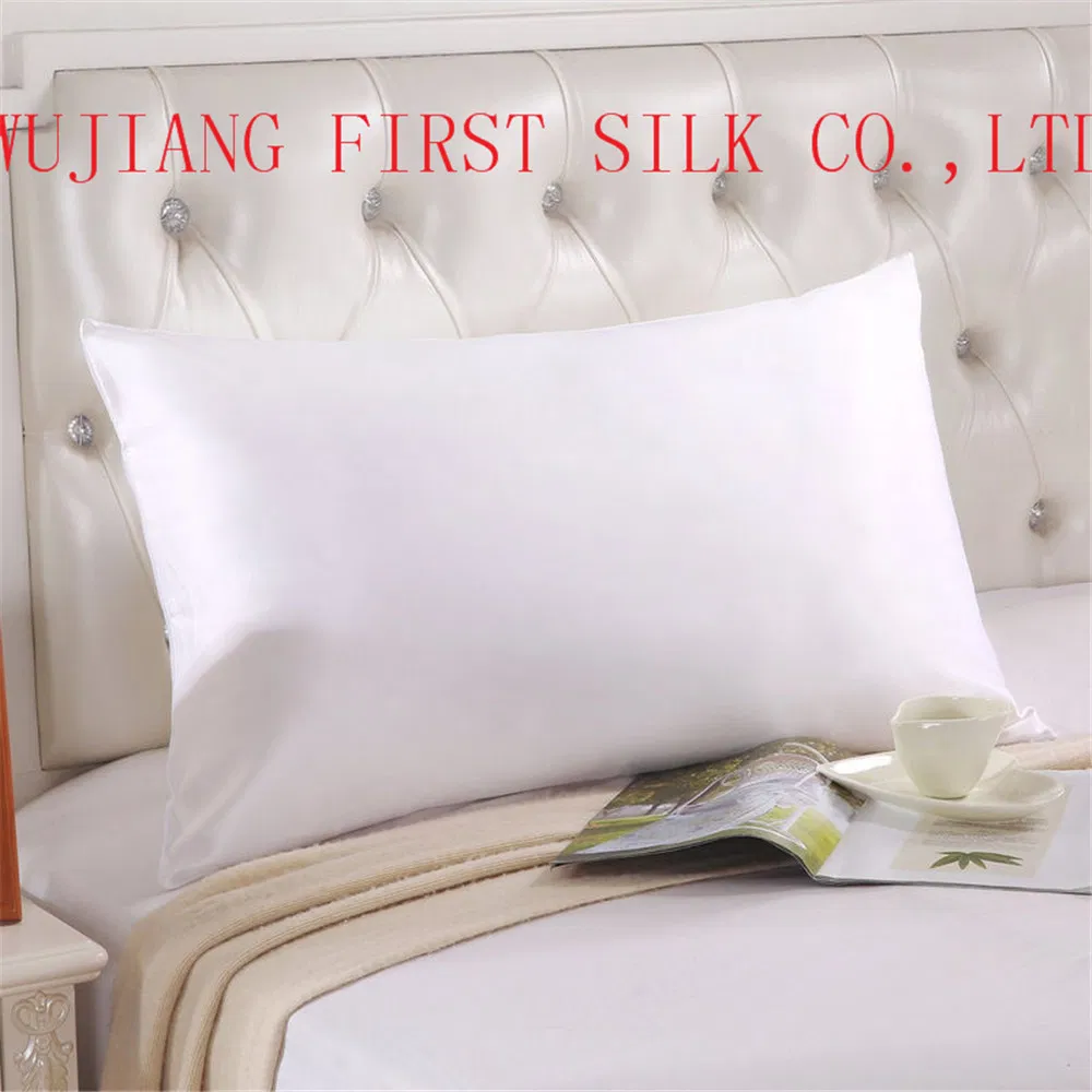 Hot Selling Wholesale Customized High Quality Silk Pillowcase 25mm 22mm 19mm 100% Natural Mulberry Raw Silk 6A Grade Silk Fabric Pillowcase for Sleeping