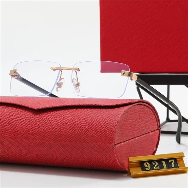 New Fashion Rimless Vintage Sunglasses Small Frameless Glasses Women Men Shades Glasses