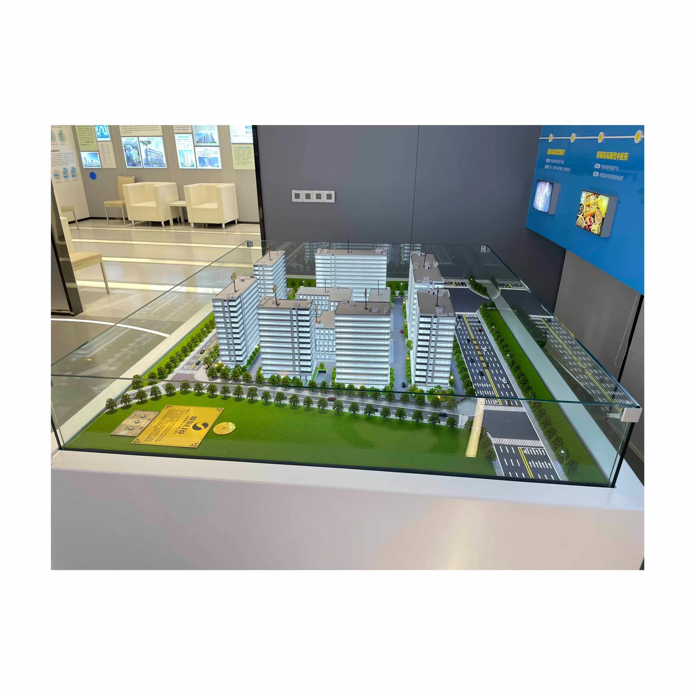 3D Professional Design, Customized Industrial Factory Architectural Model Making