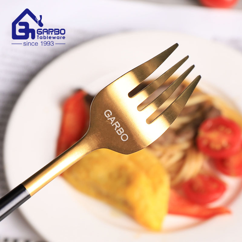 Stock Available Super High Quality Mirror Polish 304 Solid Stainless-Steel Coffee Fork