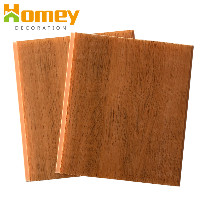 Wood Color Laminated PVC Wall Panel Ceiling for Office