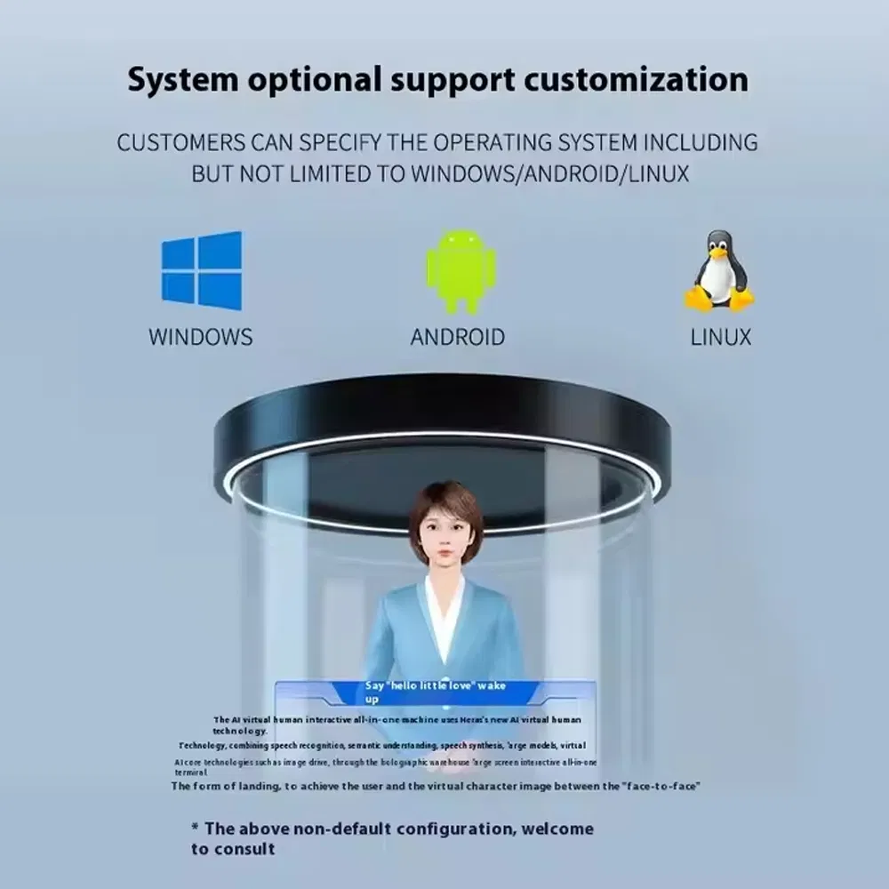 3D голографический дисплей для рекламы, проектор с пультом