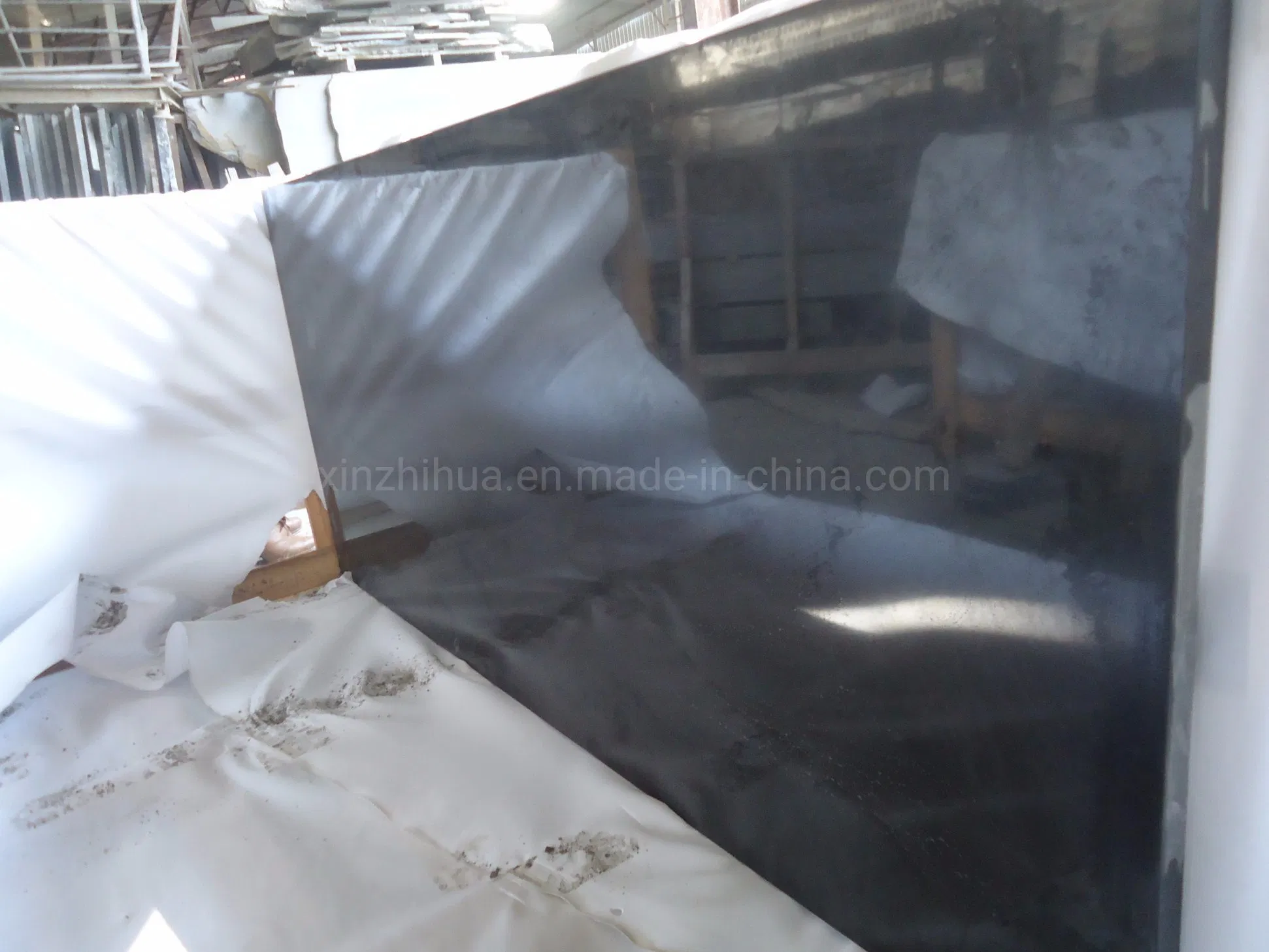 High Quality Mongolia Pure Black Natural Stone Small Slabs/Tile/Countertop Granite