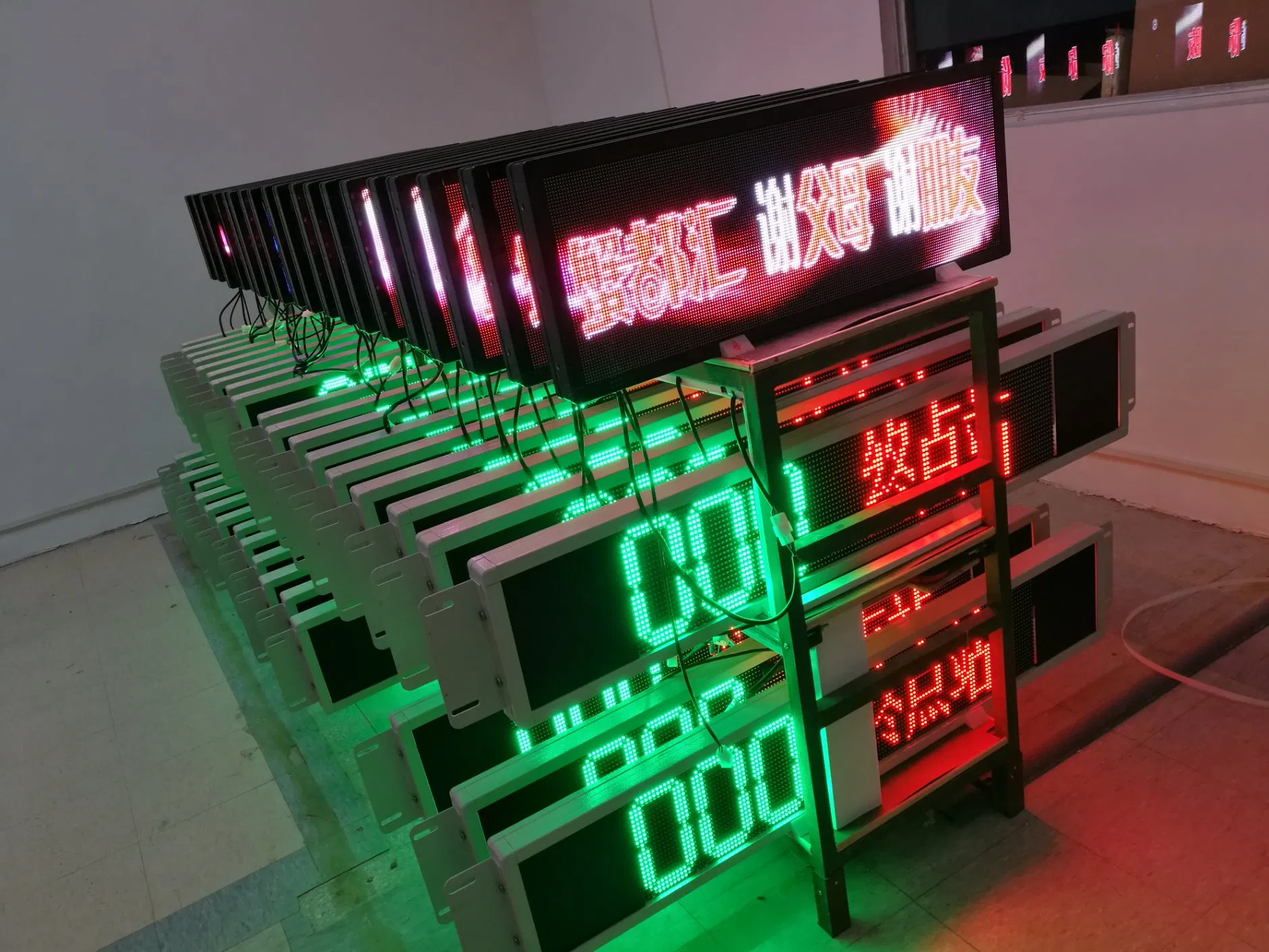 Bus Stop LED Display Sign with Scrolling Messege