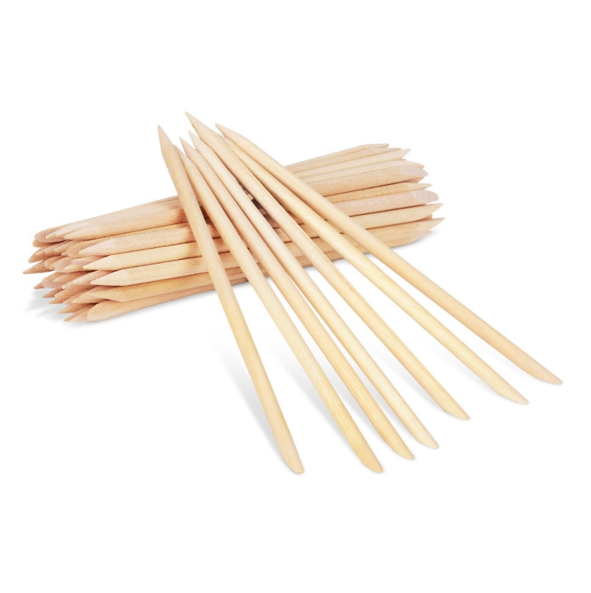 Professional Wholesale Nail Product Supplier Nail Manicure Tools Double Ended Bamboo Sticks