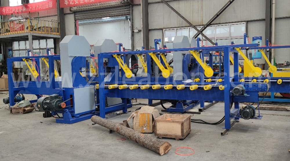 Ленточная пила вертикальная двухголовочная