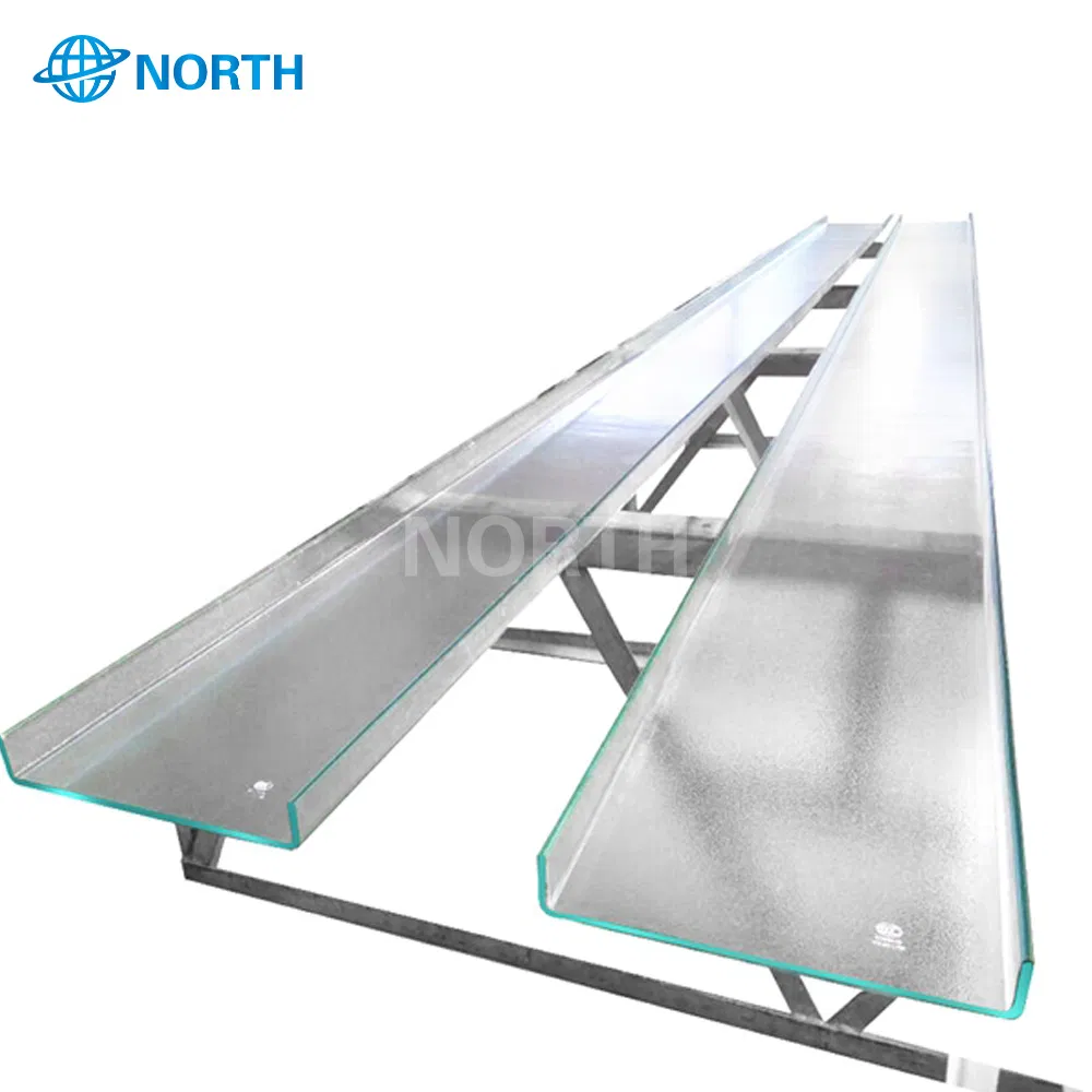 6mm 6.5mm 7mm Low Price Clear/Low Iron U Channel U-Shape Tempered Shaped Shape Glass Supplier in China
