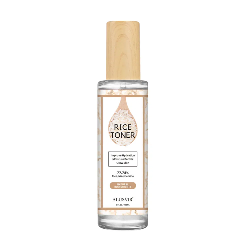 Whitening Rice Face Toner Hyaluronic Acid Organic Brightening Facial Water Toner