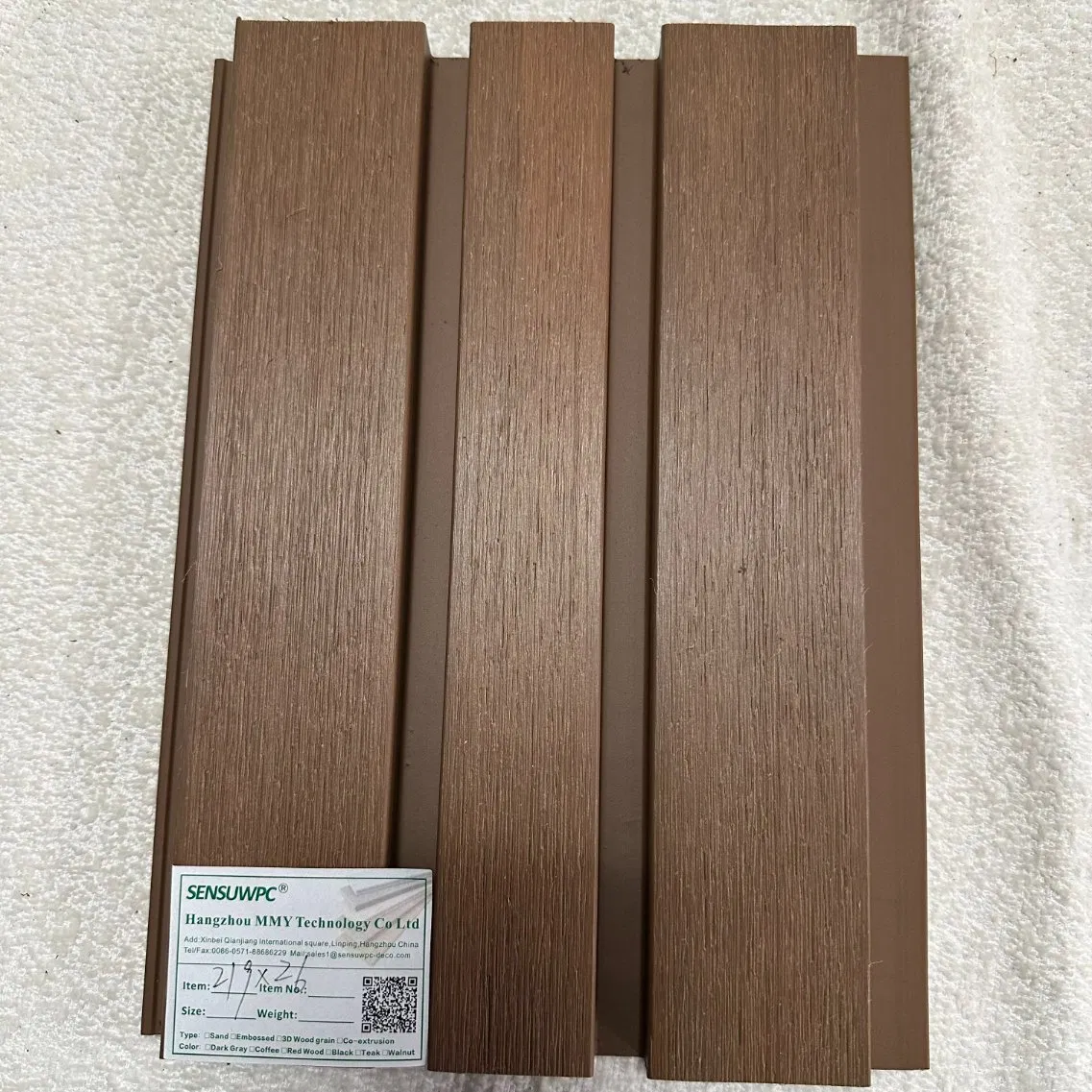 Uniform Back Panel WPC Wall System 219mm Span 26mm Depth Modern Design