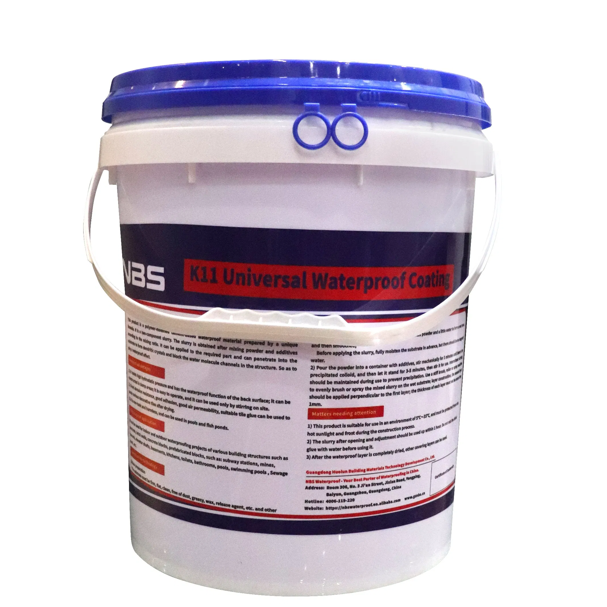 Nbs 20kg Universal Waterproofing Coating K11 Popular for House Apartment Project