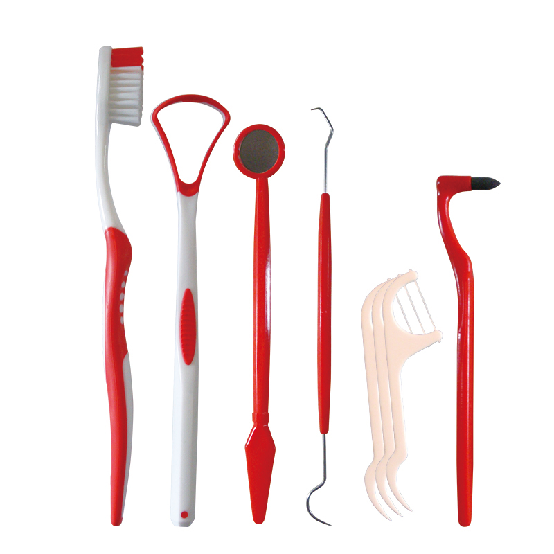 Oral Care Kit 6 Pieces Pack Dental Oral Hygiene Kit
