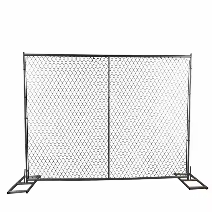 High Quality Galvanized 6X12 Temporary Construction Fence Portable Chain Link Temporary Fencing Panel