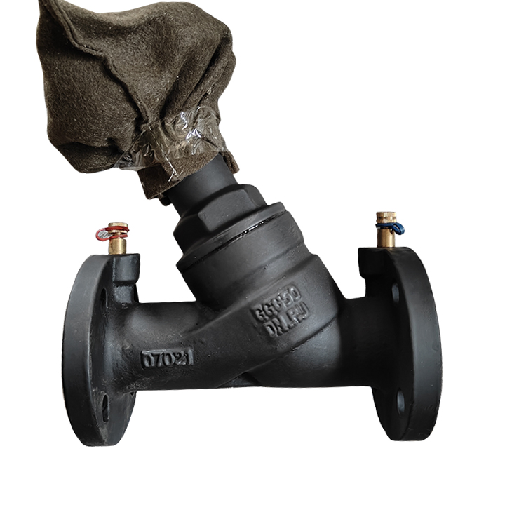 Балансировочный клапан GGG50 DN25 Pn16 с фланцем