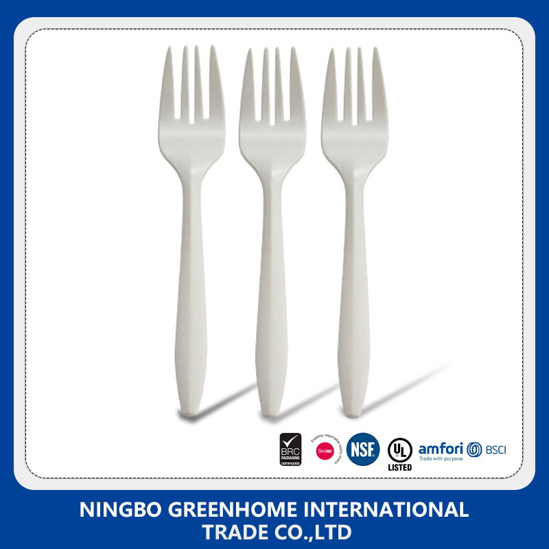 Compostable Corn Starch Fully Biodegradable Cutlery Knives Spoons and Forks