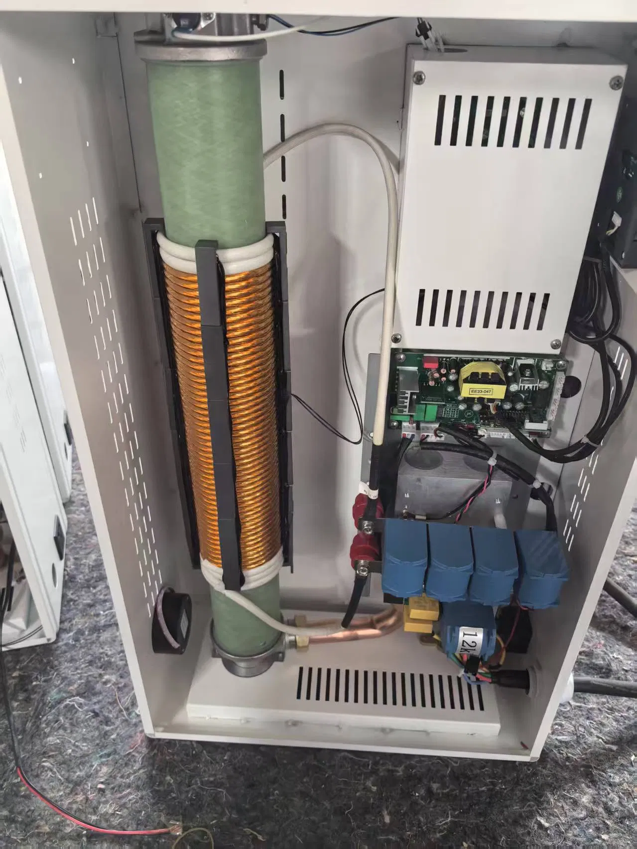 1688 Manufacturer 12kw 380V Carton Smart Control Electric Combi Boiler Induction Heater with CE