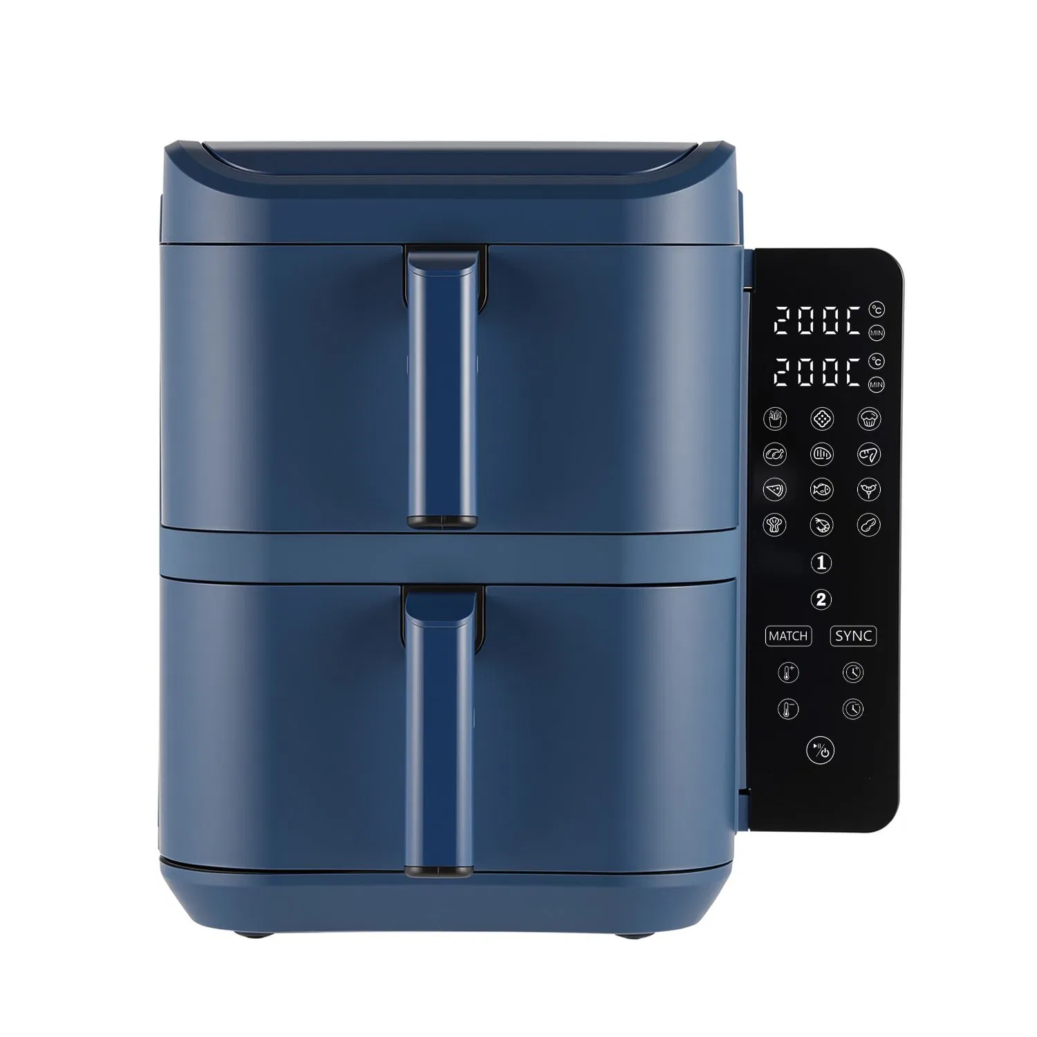 Folden Screen Dual Stack Air Fryer Kitchen Electronics 11L with Visible Window