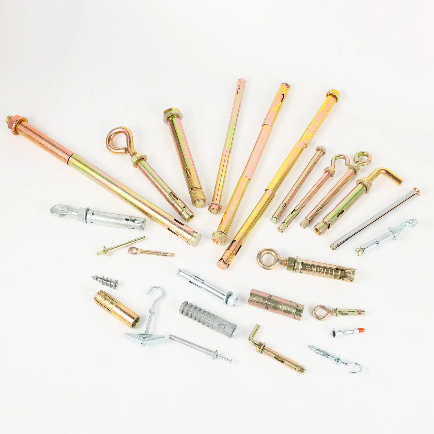 Dia M6/8/10/12/16/20 40mm-300mm Galvanized Yellow Zinc White O, C, L Type Sleeve Anchor