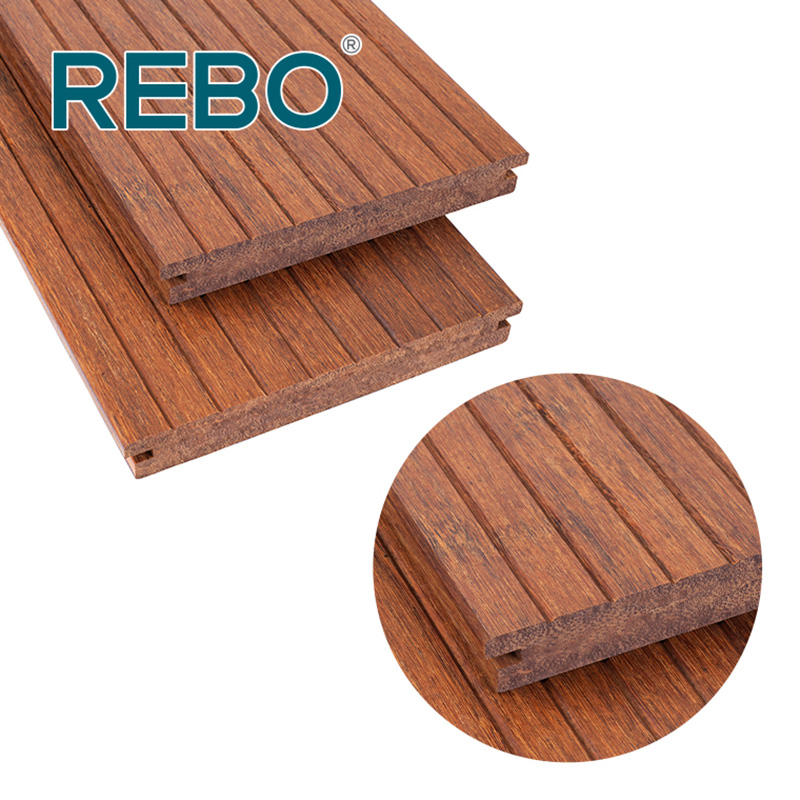 Modern Decorative Natural Exterior Bamboo Mildew-Proof Bamboo Decking