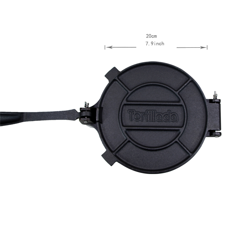 6" 6 Inch 7" Inch 8" 8 Inch 10" 10 Inch Cast Iron Tortillas Press Cast Iron Veggie Enchiladas Press