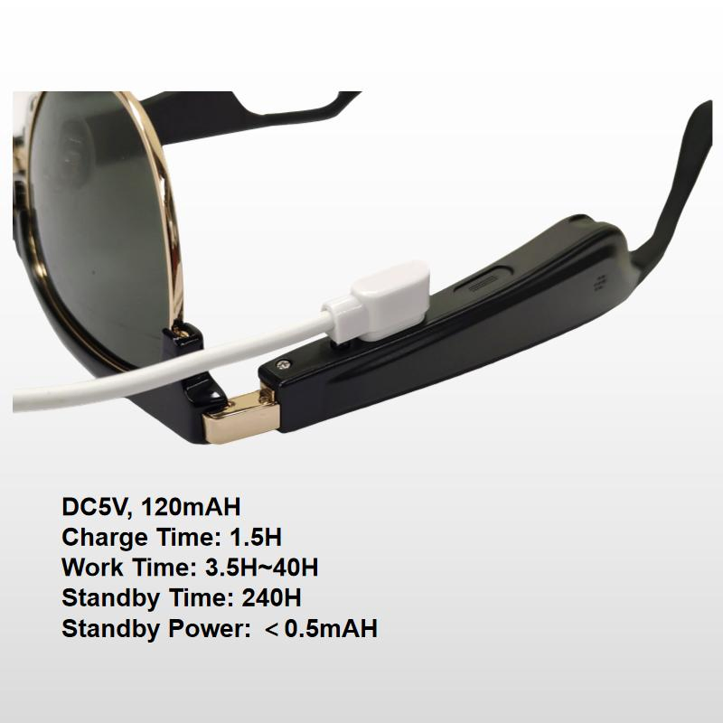 Amazon Cross-Border Explosion Smart Bluetooth Glasses Sunglasses