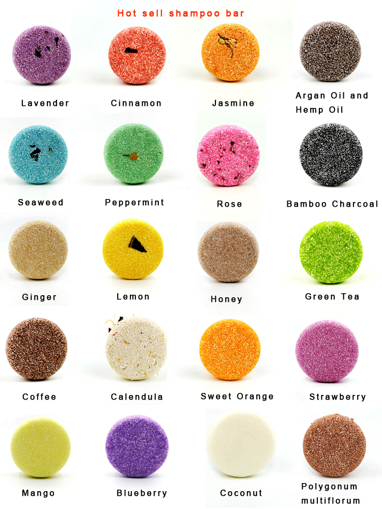 Hot Selling Wholesalers Private Label 65g Natural Organic Vegan Hair Care Shampoo Solid Soap Bar